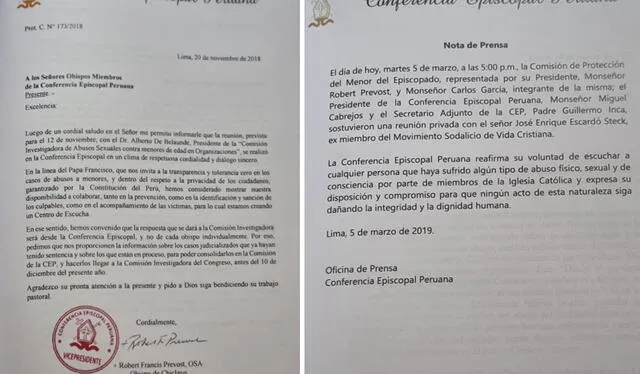 Evidencian cómo actuó el papa León XIV, siendo obispo de Chiclayo y representante de la Conferencia Episcopal Peruana contra los abusos cometidos por miembros del Sodalicio y otras órdenes.   