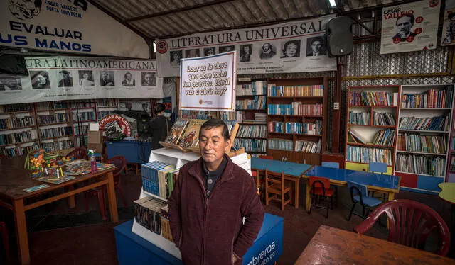 La sala de lectura en Amazonas recibe a lectores de forma gratuita con inscripción al ingresar. Foto: John Reyes / La República   