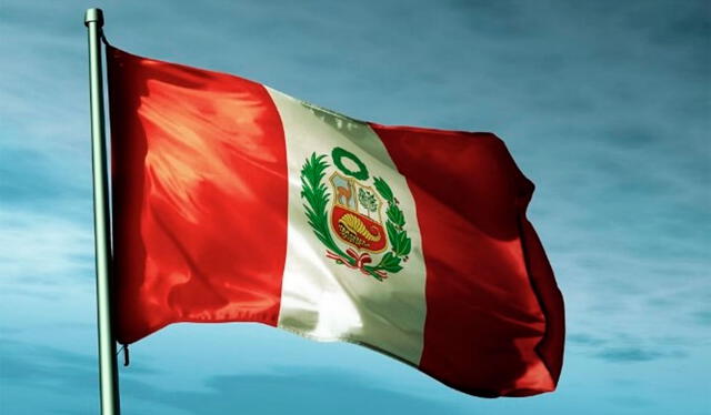 El Pabellón del Perú lleva el escudo de armas en el centro. Foto: Andina   