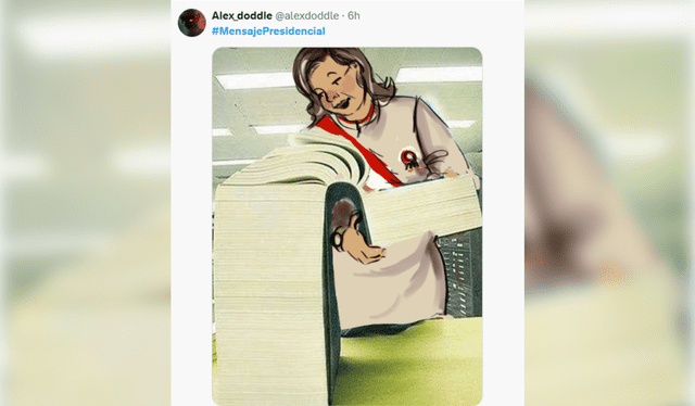 Los usuarios no tardaron en generar los más divertidos <em>memes </em>del mensaje de Dina Boluarte. Foto: composición LR/X Los usuarios no tardaron en generar los más divertidos <em>memes </em>del mensaje de Dina Boluarte. Foto: composición LR/X