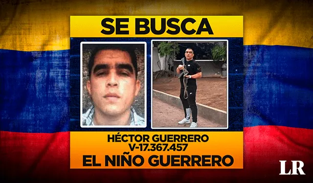 Héctor Guerrero es el jefe máximo del Tren de Aragua. Está prófugo. En el Pero se ofrece S/ 500.000 de recompensa por él. Héctor Guerrero es el jefe máximo del Tren de Aragua. Está prófugo. En el Pero se ofrece S/ 500.000 de recompensa por él.