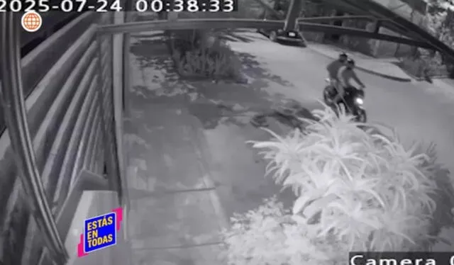 Atentado se registró el último jueves. Foto: captura América TV Atentado se registró el último jueves. Foto: captura América TV