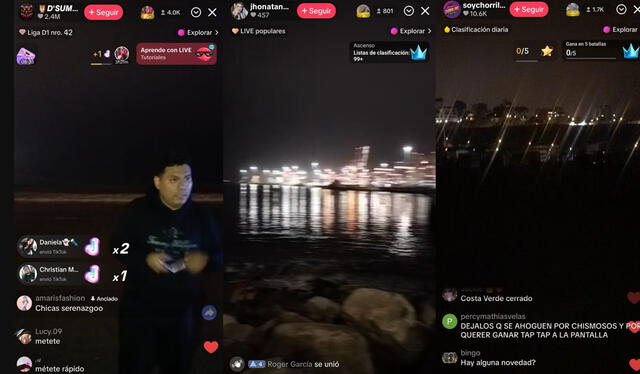 Transmisiones en vivo de TikTok generaron diversas reacciones. Foto: Roger García/X   
