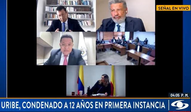 La jueza Sandra Heredia condenó a 12 años de arresto domiciliario al exmandatario colombiano. Foto: Noticias Caracol La jueza Sandra Heredia condenó a 12 años de arresto domiciliario al exmandatario colombiano. Foto: Noticias Caracol