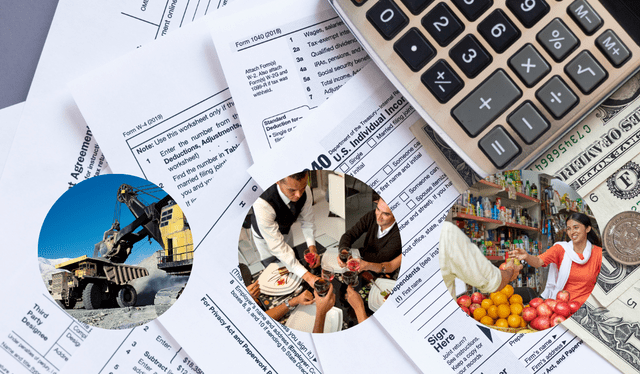  Tres tipos de impuestos contribuyeron significativamente. Foto: Composición LR<br><br>    