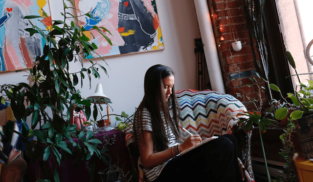 Cara Carmina: “'Hola Frida' es el resultado de años de trabajo, encuentros afortunados y un amor profundo por el arte y la infancia". Foto: difusión   