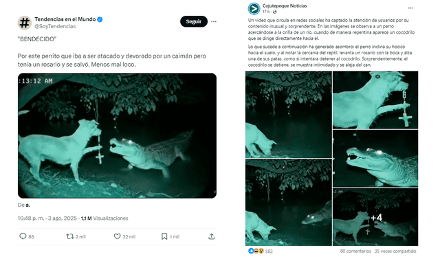 <em> Publicaciones desinformativas por las redes sociales de X y Facebook. Foto: composición LR/capturas de pantalla</em>   