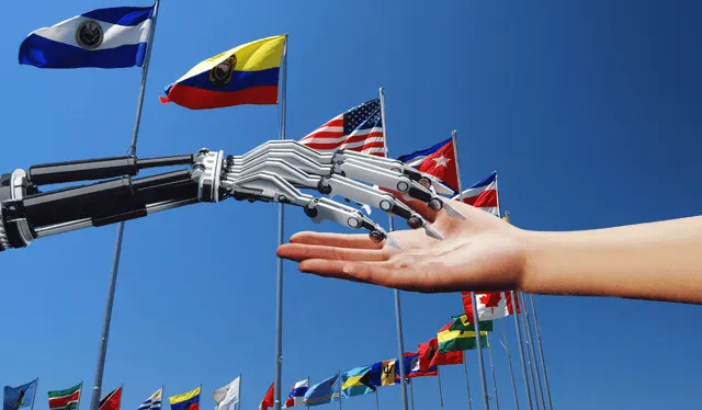  Argentina, Brasil, Chile, Colombia y México son países clave en el avance de la IA. Foto: Composición LR<br><br>    