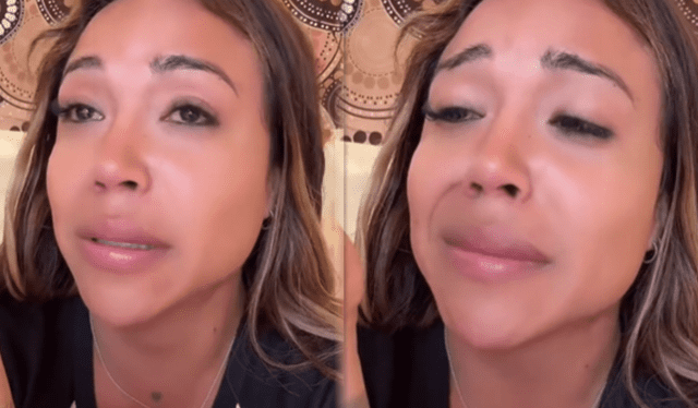 Dayanita llora al revelar su situación actual.   