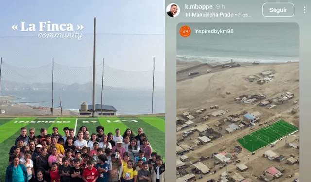 Kylian Mbappé resposteó las publicaciones de su fundación en su cuenta oficial de Instagram. Foto: Composición LR/ Instagram de Kylian Mbappé Kylian Mbappé resposteó las publicaciones de su fundación en su cuenta oficial de Instagram. Foto: Composición LR/ Instagram de Kylian Mbappé