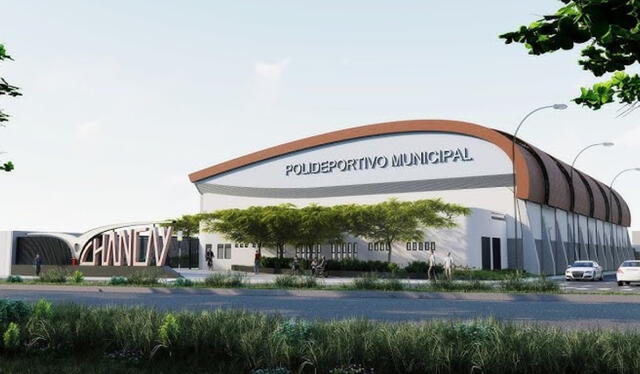  Nuevo complejo polideportivo municipal de Chancay. Foto: YouTube Puerto para todos   