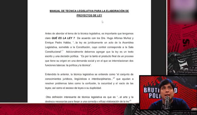  Curwen manifestó que Génesis Tapia debería dar un paso al costado en su candidatura al Congreso. Foto: composición LR/ YouTube/ El diario de Curwen   