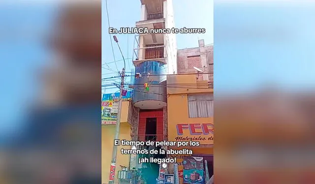 Esta edificación podría desafiar los estándares convencionales de construcción en Perú. Foto: composición LR/ TikTok / @belindacauna Esta edificación podría desafiar los estándares convencionales de construcción en Perú. Foto: composición LR/ TikTok / @belindacauna