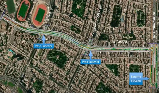 Alcance de las obras anunciadas en la Av. Canadá   