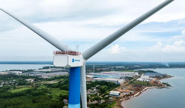Turbina eólica en China. Crédito: Mingyang Smart Energy. Turbina eólica en China. Crédito: Mingyang Smart Energy.