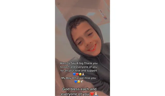  Omar antes de ser hospitalizado. Fuente: TikTok   