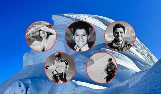 Al menos cinco turistas fallecieron en las diferentes montañas de la Cordillera Blanca en Áncash. Foto: Composición LR/Andina   