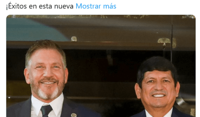 El mensaje que envió Alejandro Domínguez a Agustín Lozano por su reelección en la Federación Peruana de Fútbol (FPF). Foto: X - Alejandro Domínguez   