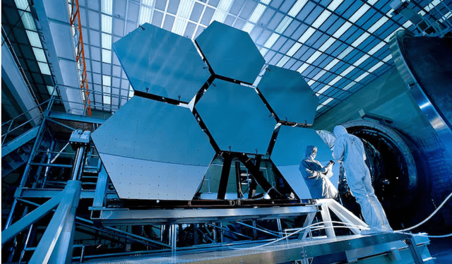 El telescopio James Webb está operado conjuntamente por la Agencia Espacial Europea, la Agencia Espacial Canadiense y la NASA . Foto: NASA El telescopio James Webb está operado conjuntamente por la Agencia Espacial Europea, la Agencia Espacial Canadiense y la NASA . Foto: NASA