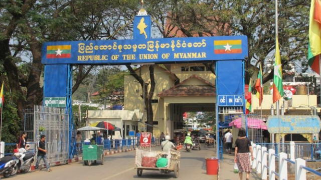 La frontera entre Tailandia y Myanmar, donde el joven fue abandonado a su suerte. Foto: Difusión La frontera entre Tailandia y Myanmar, donde el joven fue abandonado a su suerte. Foto: Difusión