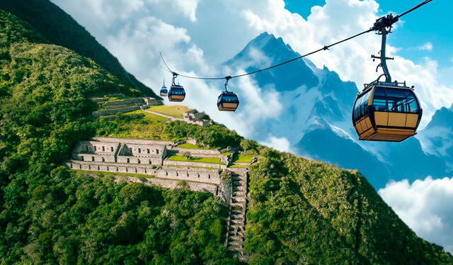 El proyecto en Choquequirao incluye la instalación de un teleférico para reducir el tiempo de acceso. Foto: Andina El proyecto en Choquequirao incluye la instalación de un teleférico para reducir el tiempo de acceso. Foto: Andina