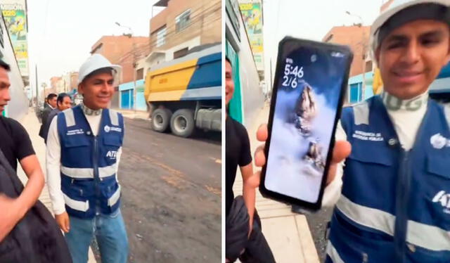  Un video viral en TikTok mostró al alcalde de Ate, Franco Vidal, rechazando la solicitud de un joven por apoyo económico para sus estudios tras ver su celular de alta gama. Foto: composición LR/ TikTok / @patadas-clips   