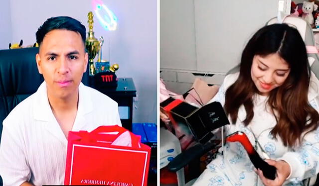  ‘Zully’, celebró sus 20 años con una fiesta en Chorrillos, acompañada de amigos, como el alcalde de Ate, Franco Vidal. Foto: composición LR/ TikTok / @clips25xd   