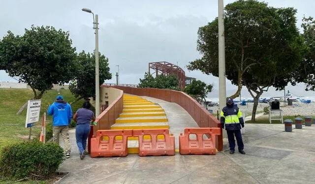  Restringen tránsito de manera preventiva ante fuertes oleajes en el Callao Foto: Gore Callao   