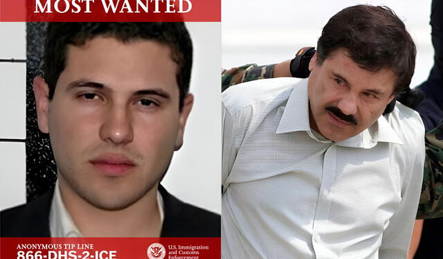  El Servicio de Control de Inmigración y Aduanas (ICE) de EE. UU. ofrece una recompensa de 10 millones de dólares por información sobre Iván Archivaldo Guzmán Salazar, hijo de 'El Chapo'. Fuente: Difusión   