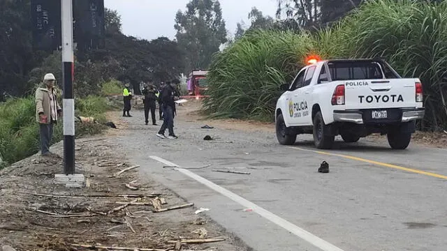 Crimen en Huaura deja dos víctimas. Foto: Elvis Gonzáles / URPI-LR   