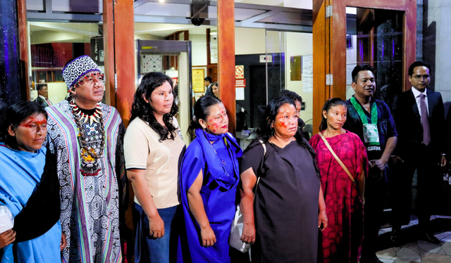  Luego de 8 horas, la Corte Superior de Justenaicia de Ucayali confirmó la sentencia condtoria contra los responsables del crimen contra los líderes indígenas de Alto Tamaya-Saweto. Foto: Aidesep.   