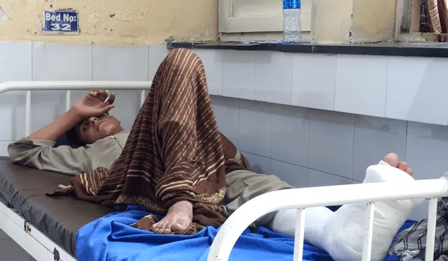 Heridos fueron trasladados a distintos hospitales de la zona oriental de Afganistán. Foto: AFP    