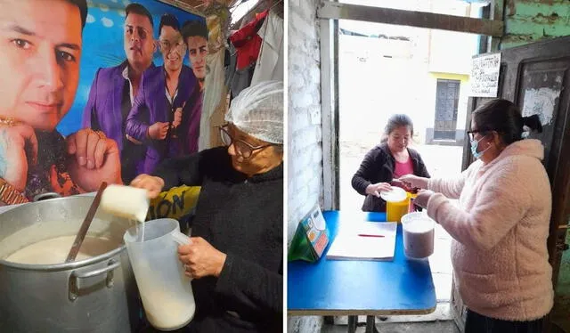 Comité Lucero del Amanecer en Barranca entrega leche con avena para más de 33 beneficiarios. Foto: cortesía. Comité Lucero del Amanecer en Barranca entrega leche con avena para más de 33 beneficiarios. Foto: cortesía.