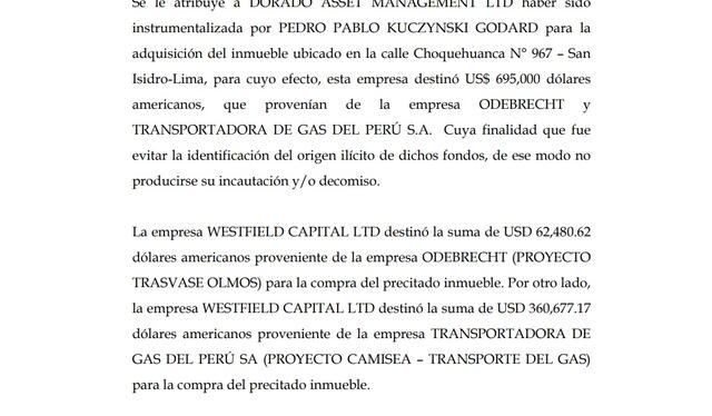 La fiscalía sostiene que la casa de la calle Choquehuanca fue adquirida con dinero ilícito.    