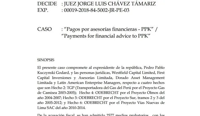 Ex presidente Pedro Pablo Kuczynski pasará a juicio por delito de lavado de activos   