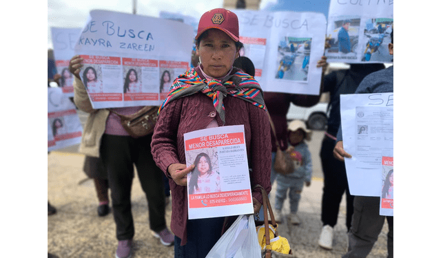 Familiares piden apoyo de la población con información sobre el paradero de la menor. Créditos: Cinthia Alvarez / La República.<br><br> Familiares piden apoyo de la población con información sobre el paradero de la menor. Créditos: Cinthia Alvarez / La República.<br><br>