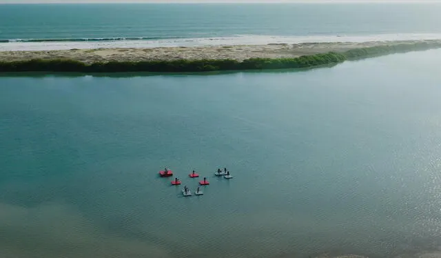 Asombroso paisaje natural en Piura. Foto: Agua Marina Asombroso paisaje natural en Piura. Foto: Agua Marina