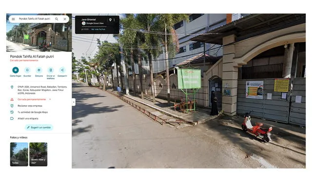 <em> Búsqueda realizada por Google Maps. Foto: captura de pantalla</em>   