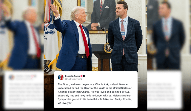 Mensaje de Donald Trump sobre la muerte de Charlie Kirk. Foto: Casa Blanca Mensaje de Donald Trump sobre la muerte de Charlie Kirk. Foto: Casa Blanca