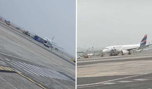 Vuelo de Latam fue cancelado tras alerta de bomba. Foto: Difusión.   
