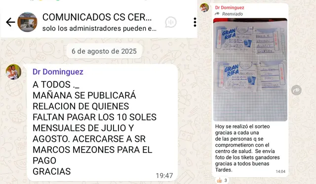 Denunciante asegura que nunca se rindieron cuentas de los ingresos de la rifa. Créditos: difusión.<br><br> Denunciante asegura que nunca se rindieron cuentas de los ingresos de la rifa. Créditos: difusión.<br><br>