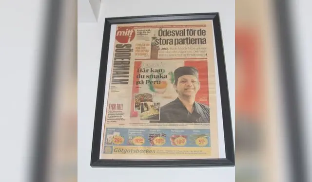 Eddie García, el cheff que ha salido en medios suecos. Eddie García, el cheff que ha salido en medios suecos.