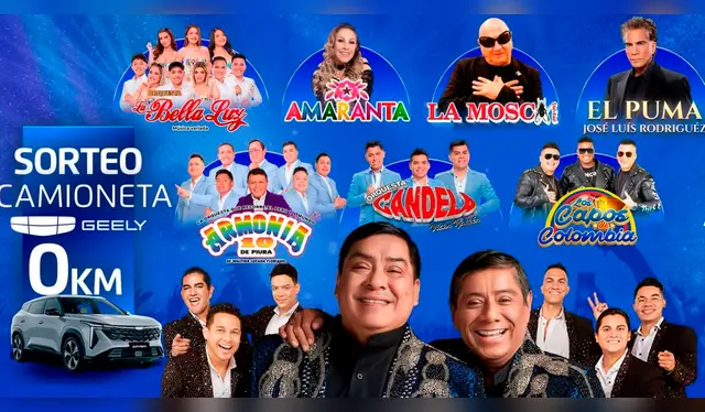 El evento contará con la participación de artistas internacionales, como el venezolano José Luis Rodríguez ‘El Puma’ y la agrupación argentina La Mosca Tse Tse, entre otros. Foto: difusión   