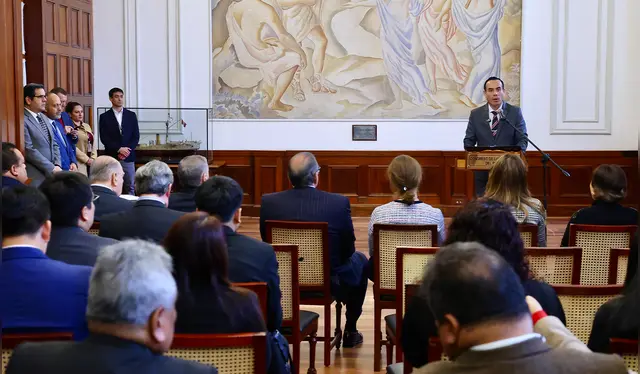 José Jerí resumió el agasajo en sus redes sociales. Créditos: difusión.<br><br> José Jerí resumió el agasajo en sus redes sociales. Créditos: difusión.<br><br>