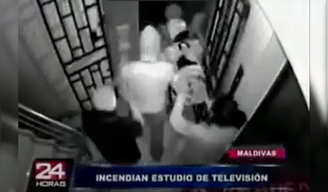 24 Horas - Reportaje sobre el atentado a Raajje TV en Maldivas en 2013   