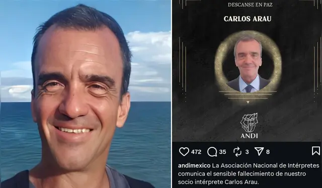  El mensaje de la Asosiación de Intérpretes de México tras el fallecimiento de Carlos Arau. Foto: Instagram de Asociación Nacional de Intérpretes de México   