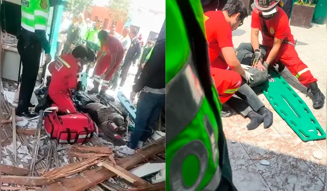 Tres efectivos policiales han resultado heridos.   