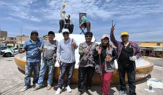 Iniciativa de artistas contó con apoyo de los vecinos, más no del Estado. Foto: Emmanuel Moreno - La República. Iniciativa de artistas contó con apoyo de los vecinos, más no del Estado. Foto: Emmanuel Moreno - La República.