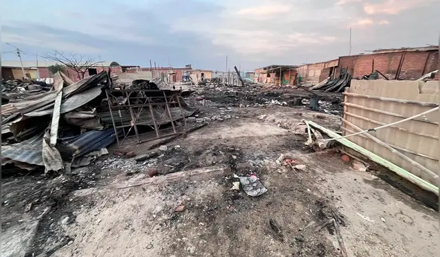  Viviendas quedaron reducidas a cenizas. Foto: cortesía.<br><br>    