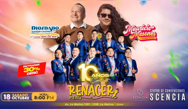 El evento contará con artistas invitados como Diosdado Gaitán Castro y Mauricio Mesones, además de danzas tradicionales para una celebración inolvidable. Foto: difusión. 